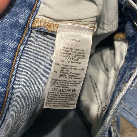 NWOT The Perfect Vintage Straight Jean in Kingsbury Wash: Knee-Rip Edition | 25 - Picture 5 of 10